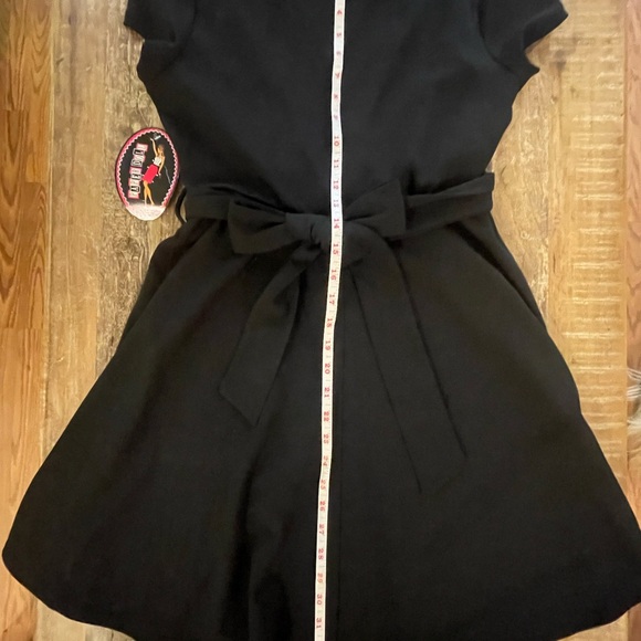 Paper Doll Black Asymmetrical Dress - Picture 3 of 5